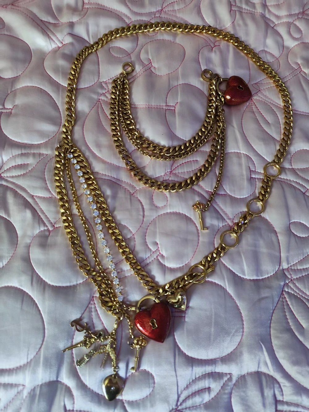 Juicy Couture "Key to my Heart" Chain Belt and Bag Chain! NWT/*VERY* RARE